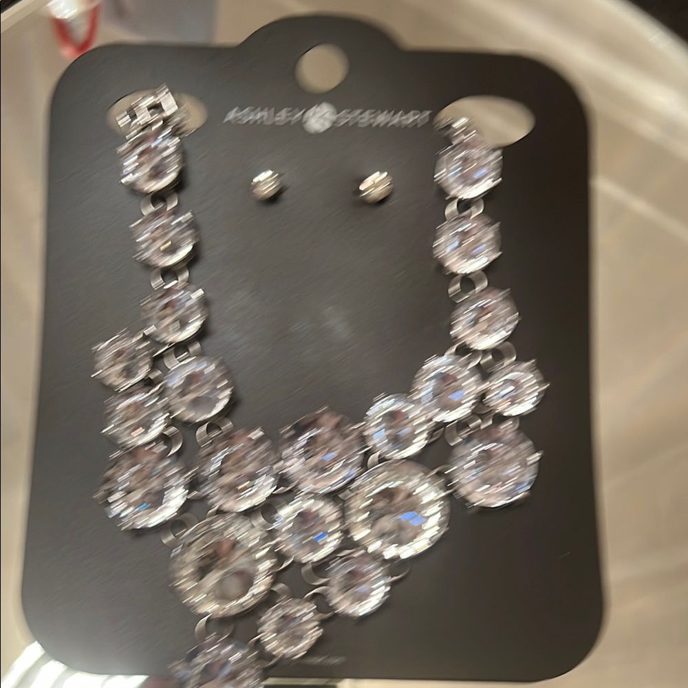 Ashley Stewart Silver Jewelry Set